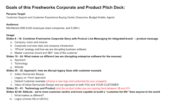 Freshdesk Pitch & Analyst Deck