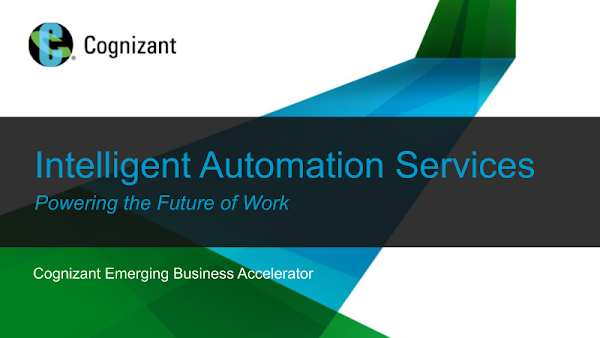 Cognizant Intelligent Automation Sales Deck