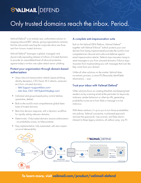 Valimail Defend Datasheet