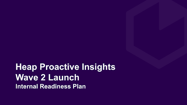 Proactive Insights Launch: Results & Wave 2 Plan